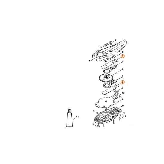 STIHL  Blacha oporowa 4230 642 4800